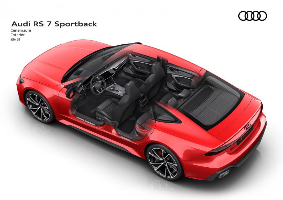 Схема Audi RS7 Sportback 2019 года  (WW) (фото 53 из 80)